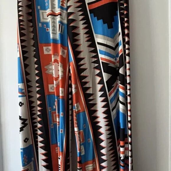 Palazzo Retro Pattern Soft Touch Retro Pattern Size L - Picture 3 of 4